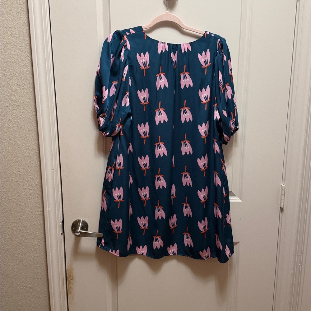 NWOT Karlie Poopies Silk Mini Dress - Picture 4 of 4